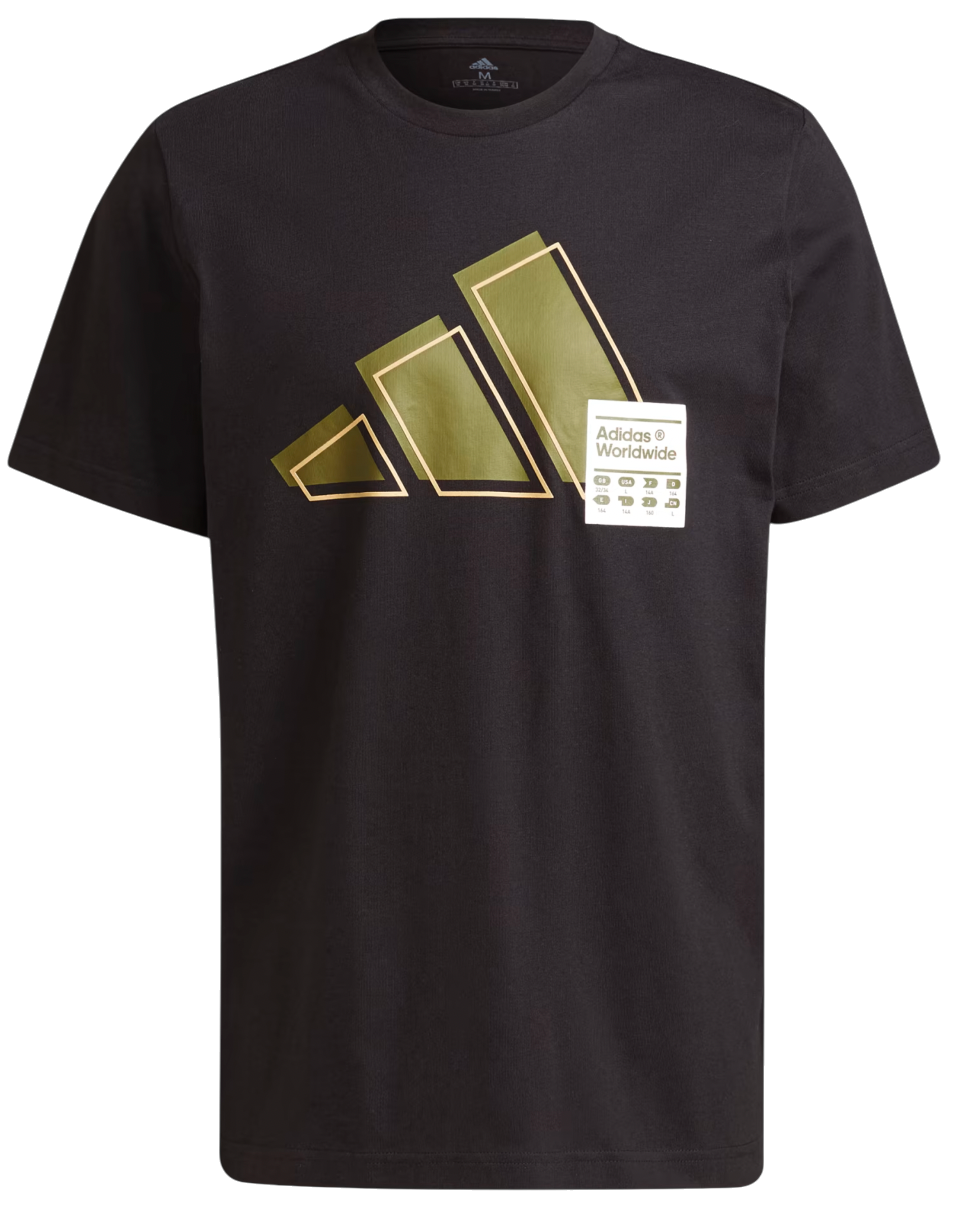 Majica adidas Originals 3Bar Logo Graphic T-Shirt Črna | GU3643, 1
