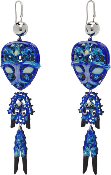 Uhani Tory Burch Tory Burch Alien Drop Earrings Modra | 173637-400, 1