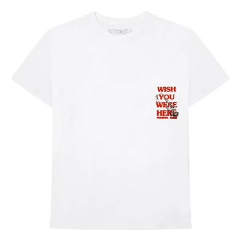 Majica Cactus Jack by Travis Scott Travis Scott Wish You Were Here Festival T-Shirt Bela | CJFN-SS42