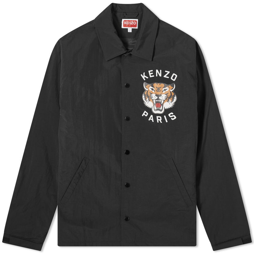 Jakna KENZO Lucky Tiger Padded Coach Jacket Črna | FE55BL0629NG-99
