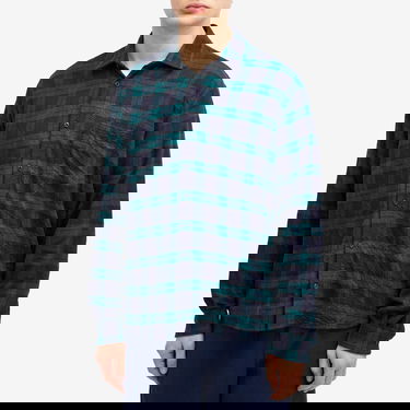 Srajce YMC Curtis Check Shirt Zelena | P2XMI-40, 2