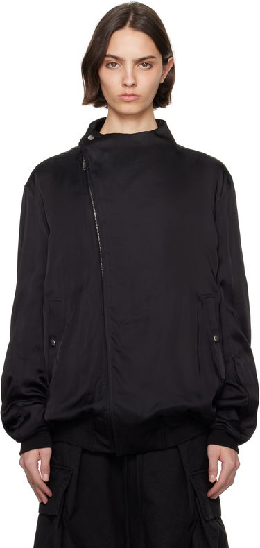 Bomber jakna Rick Owens Rick Owens Washed Charmeuse Anthem Bomber Jacket Črna | RO01E7785 SCH, 0