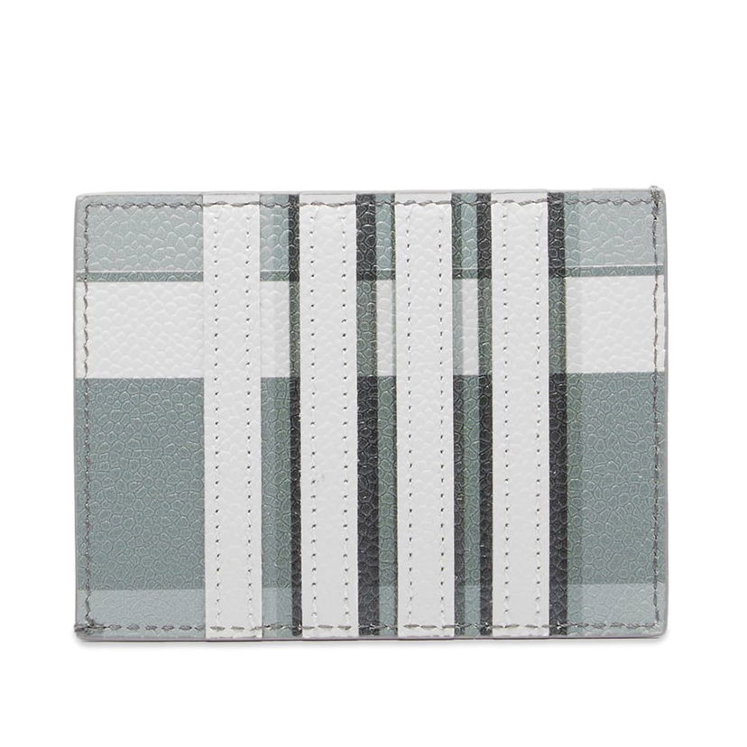 Denarnica Thom Browne Thom Browne Madras Check Card Holder Siva | MAW220A-L0041-980