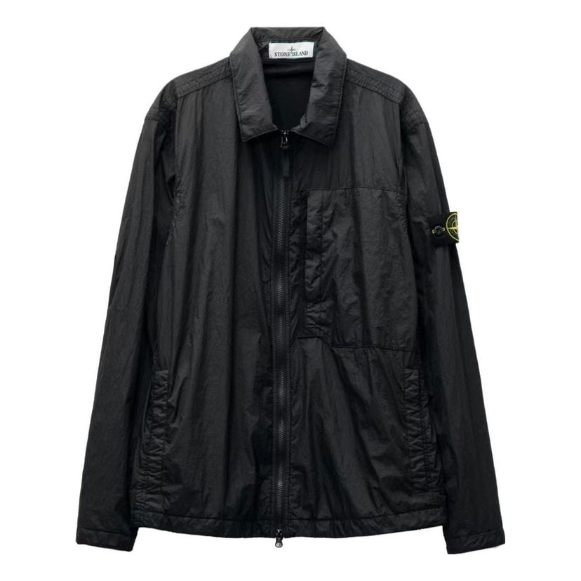 Vetrovka Stone Island Stone Island Overshirt Črna | 791510723-V0029