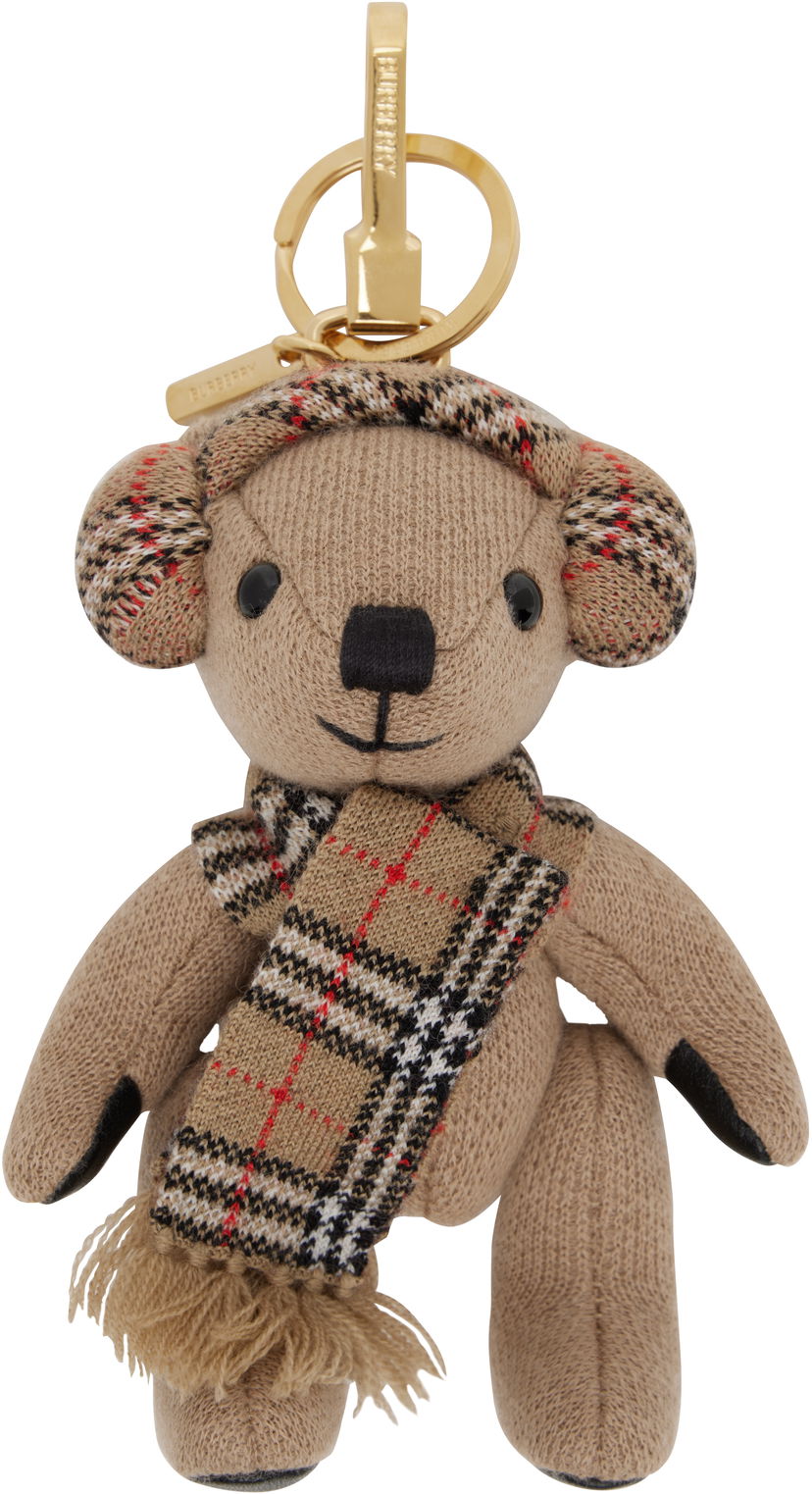 Obeski za ključe Burberry Burberry Thomas Bear Charm Keychain Bež | 8115499