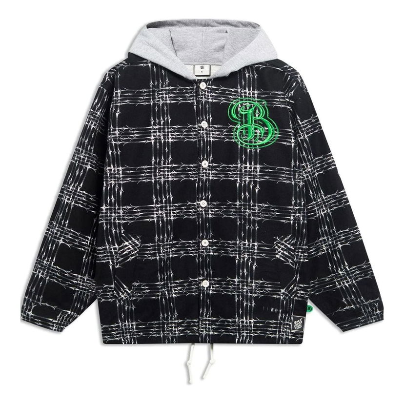 Jakna Li-Ning Anti Warrior Embroidered Hooded Jacket Črna | AFDSD97-1