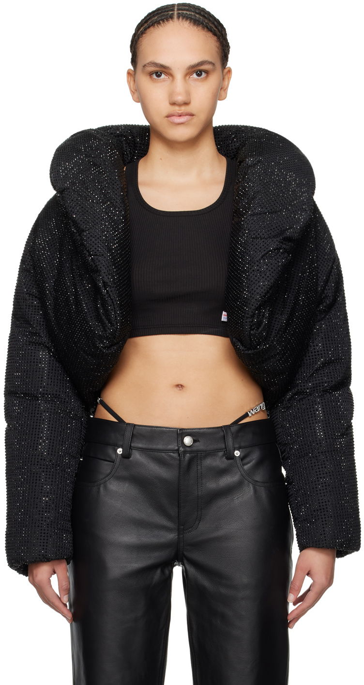 Jakna Alexander Wang Hotfix Down Jacket Črna | 1WC1242515, 0