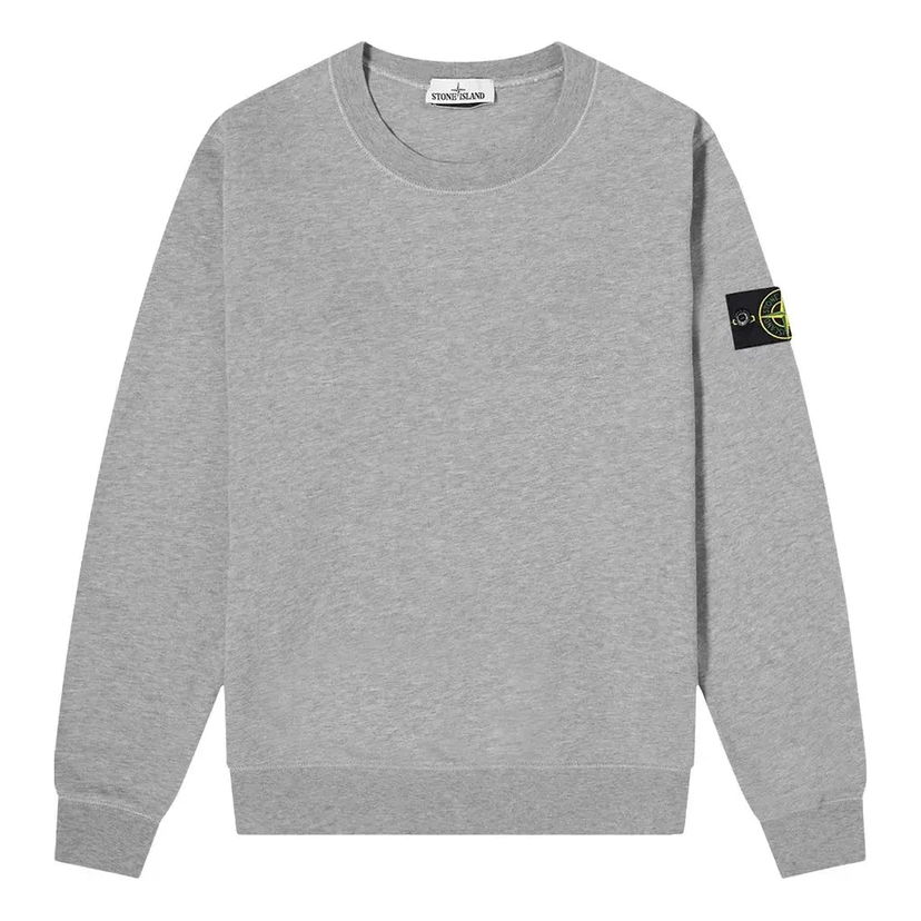 Pleteni pulover Stone Island Dyed Sweatshirt Siva | 741563051-V0M64