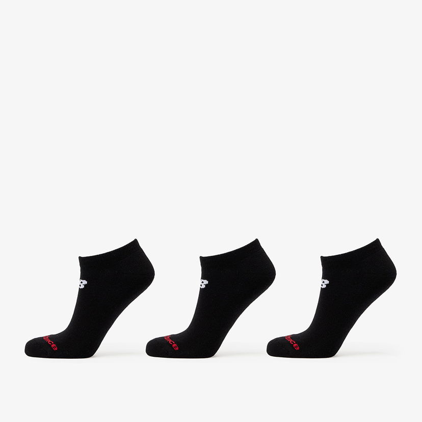 Nogavice New Balance Everyday No Show Socks 3-Pack Črna | LAS51453BK