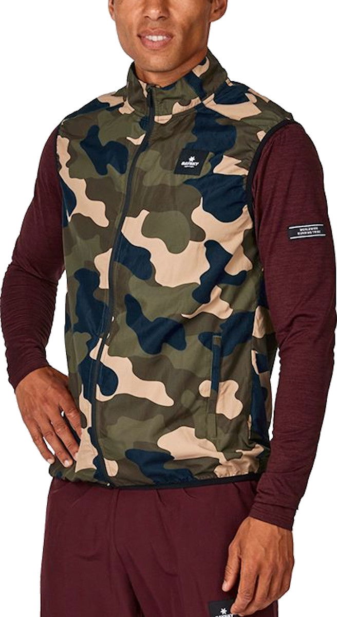 Telovnik Saysky Saysky Pace Camo Vest Zelena | imrve01