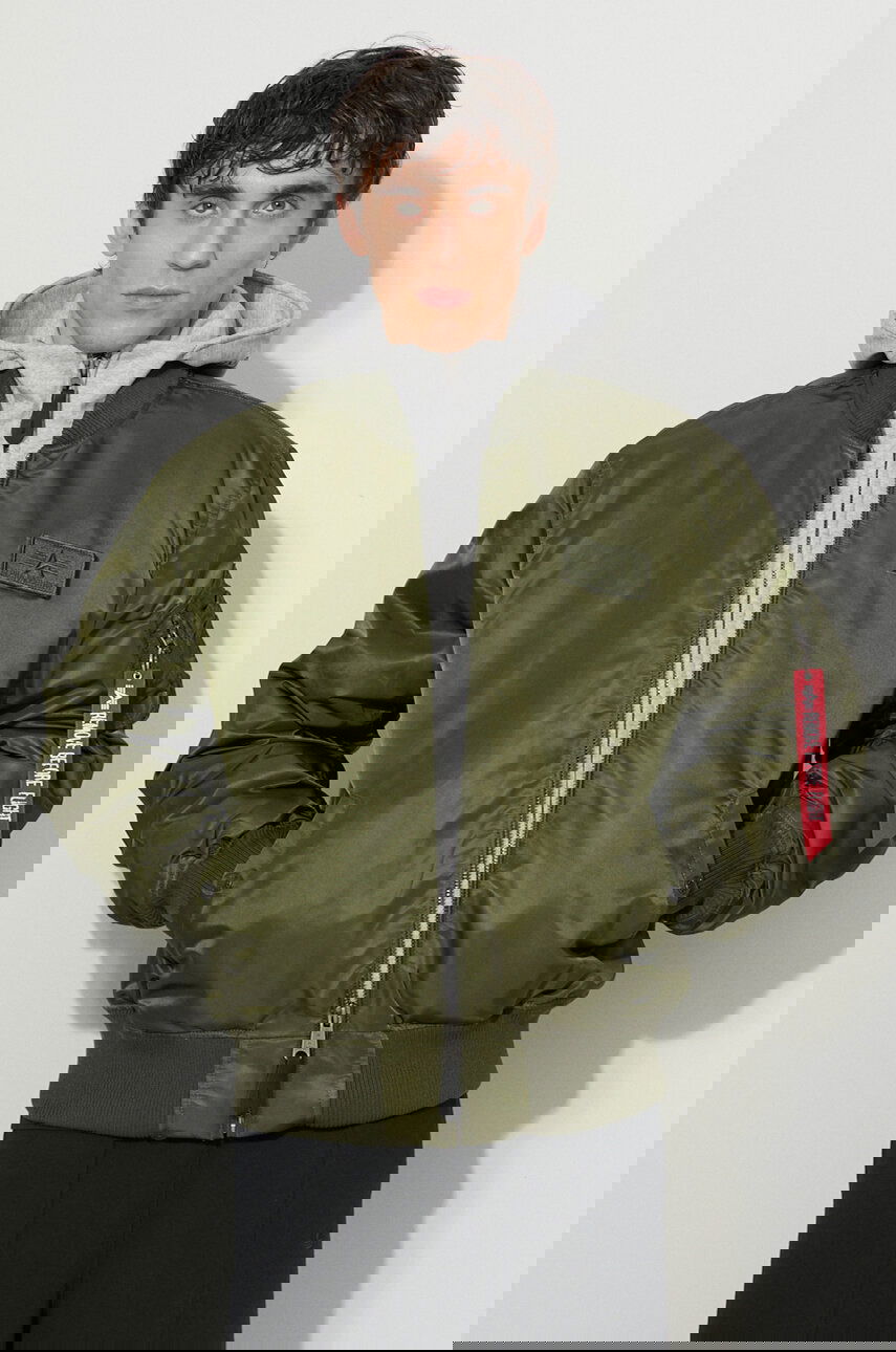 Bomber jakna Alpha Industries Alpha Industries MA-1 D-Tec Bomber Jacket Zelena | 183110.257, 0