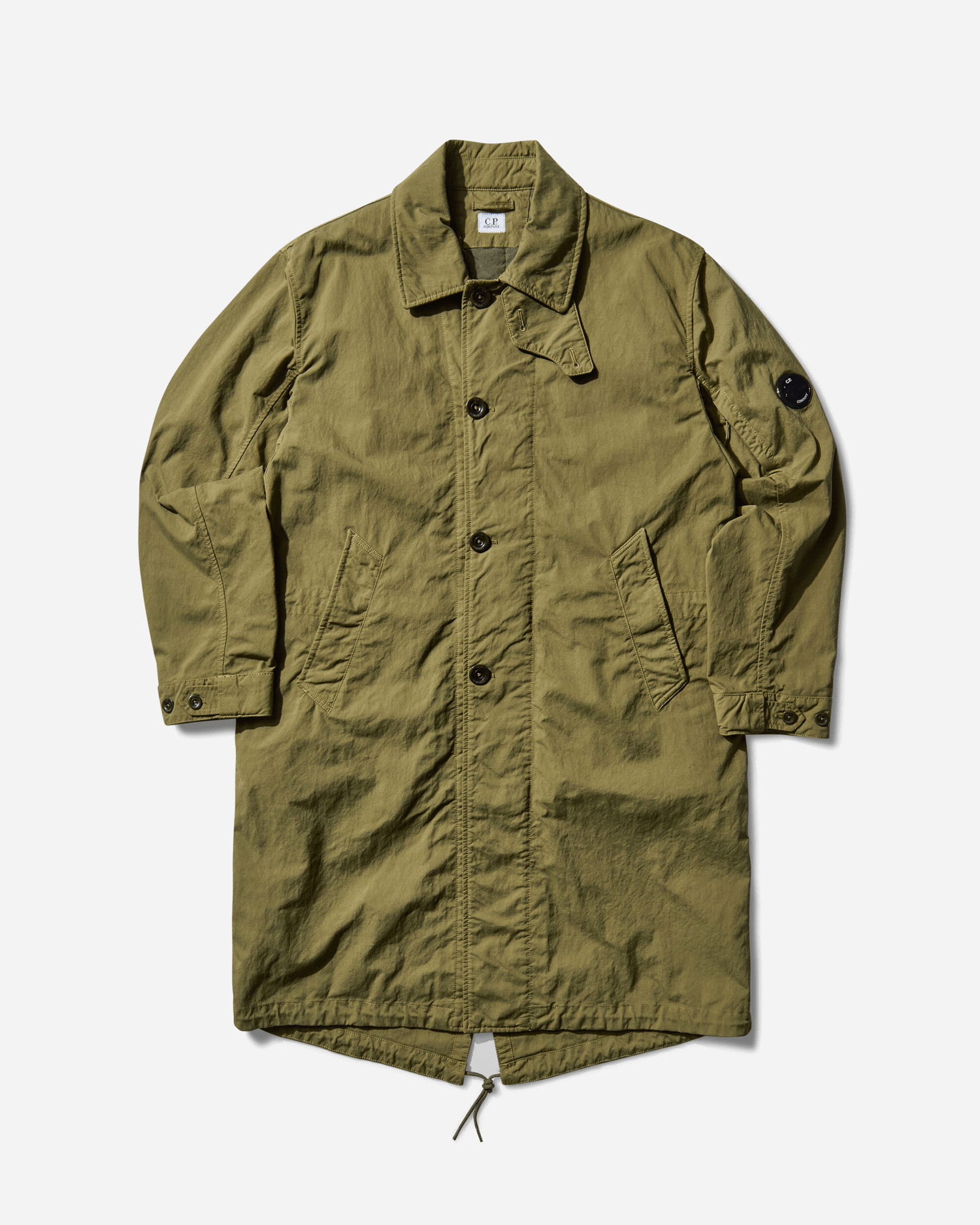 Jakna C.P. Company Twill Long Jacket Zelena | 19CMOW096A-110305G 652, 1