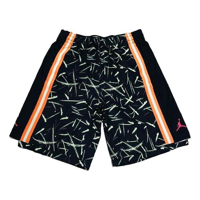 Kratke hlače Jordan Jordan Splash Ink Graffiti Basketball Shorts Črna | CW7084-010