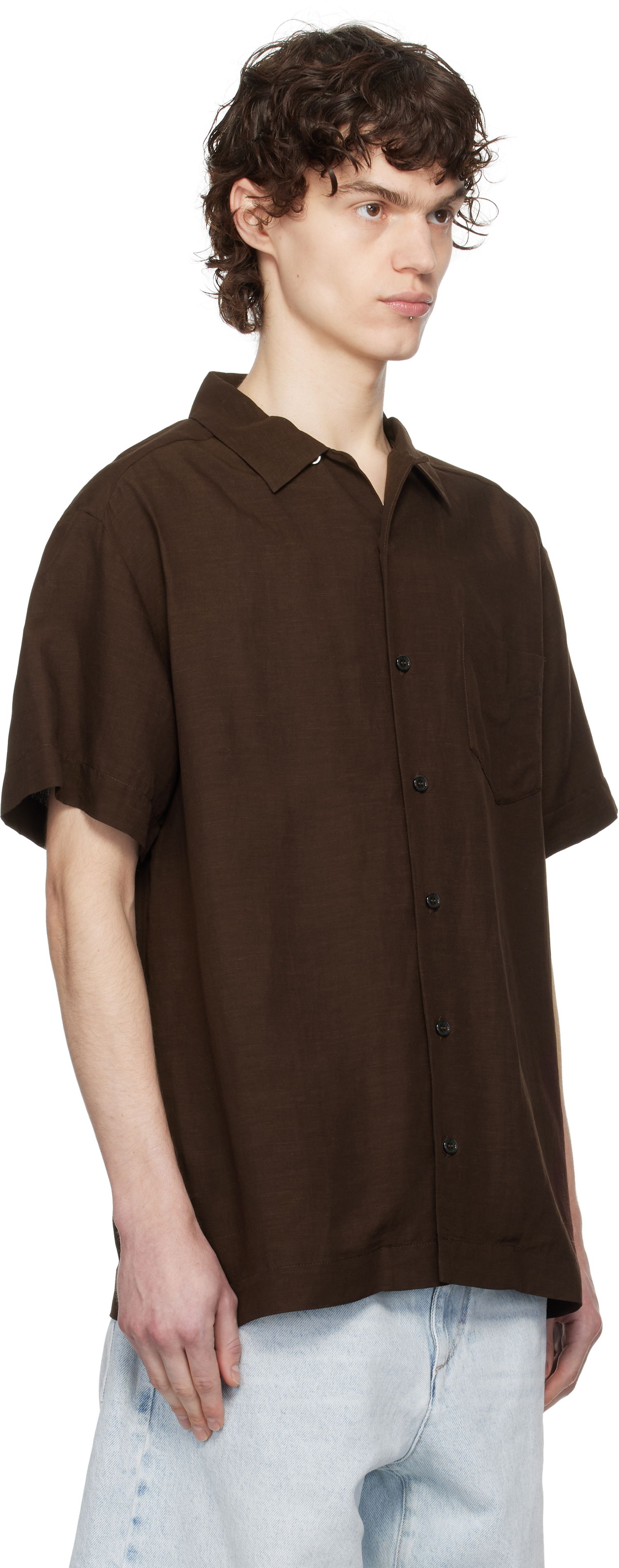 Srajce A.P.C. A.P.C. Roy Shirt Rjava | VIALV-H12608, 1