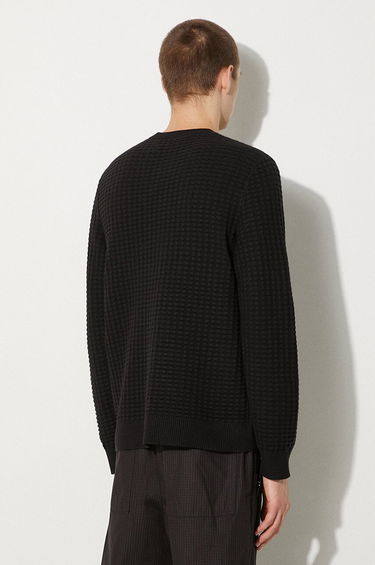 Pleteni pulover Samsoe Samsoe Samsoe Samsoe Textured Knit Sweater Črna | M23300077, 2