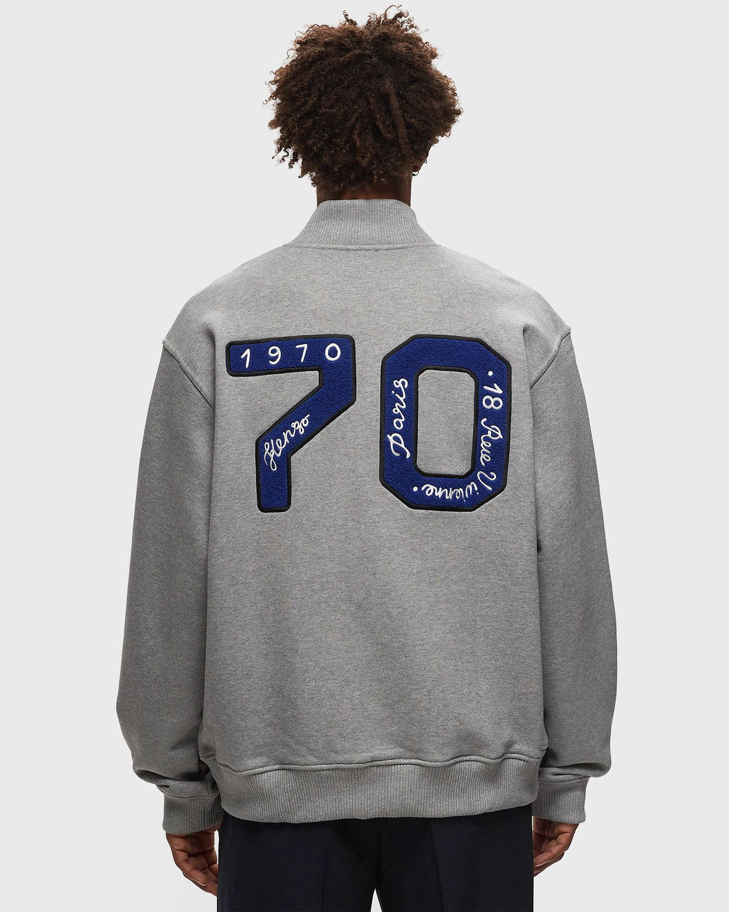 Bomber jakna KENZO ACADEMY BOMBER Siva | FD65SW1024MV.94, 1