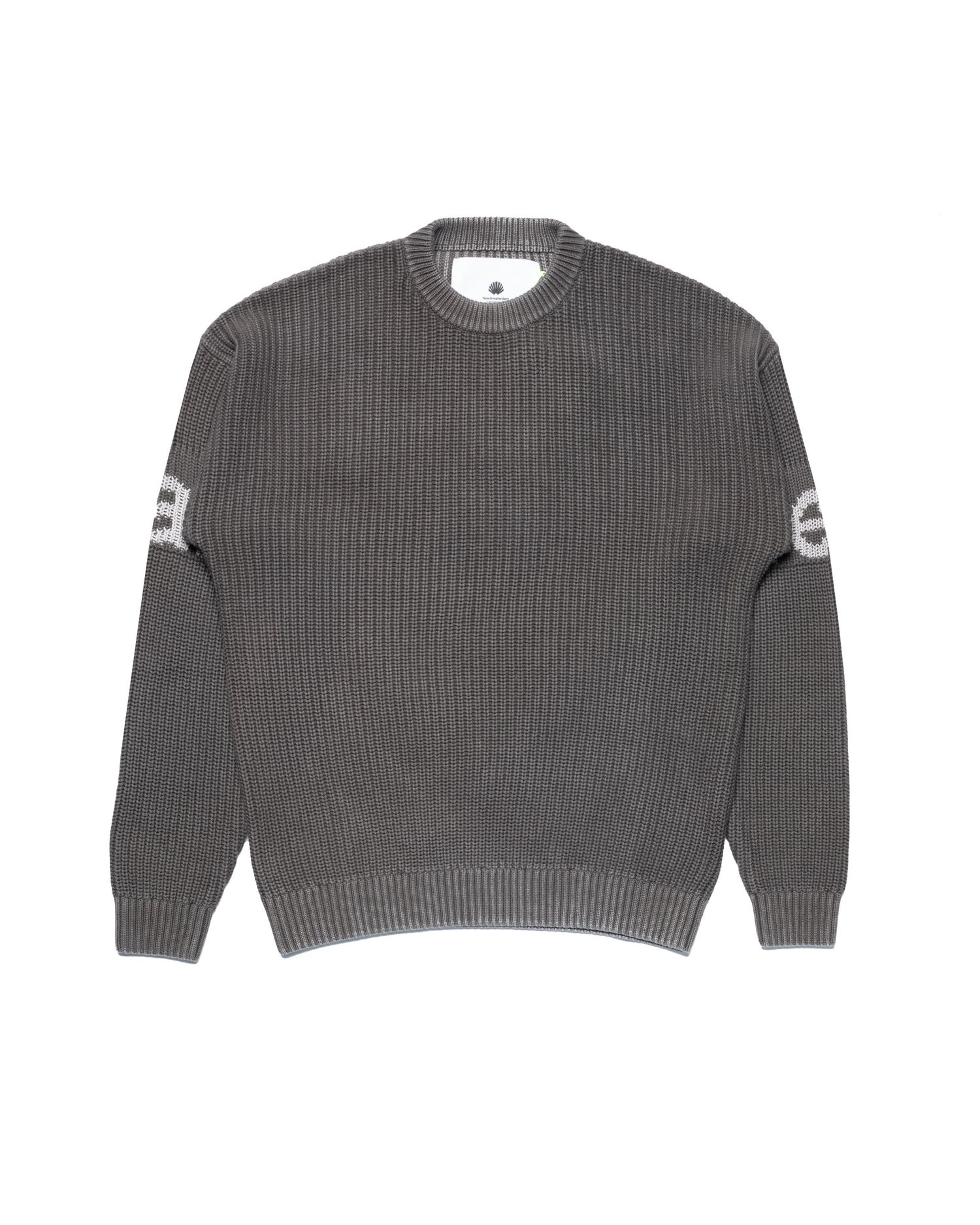 Pleteni pulover New Amsterdam Surf Association New Amsterdam Surf Association Logo Crew Knit Sweater Siva | 2501108002, 0