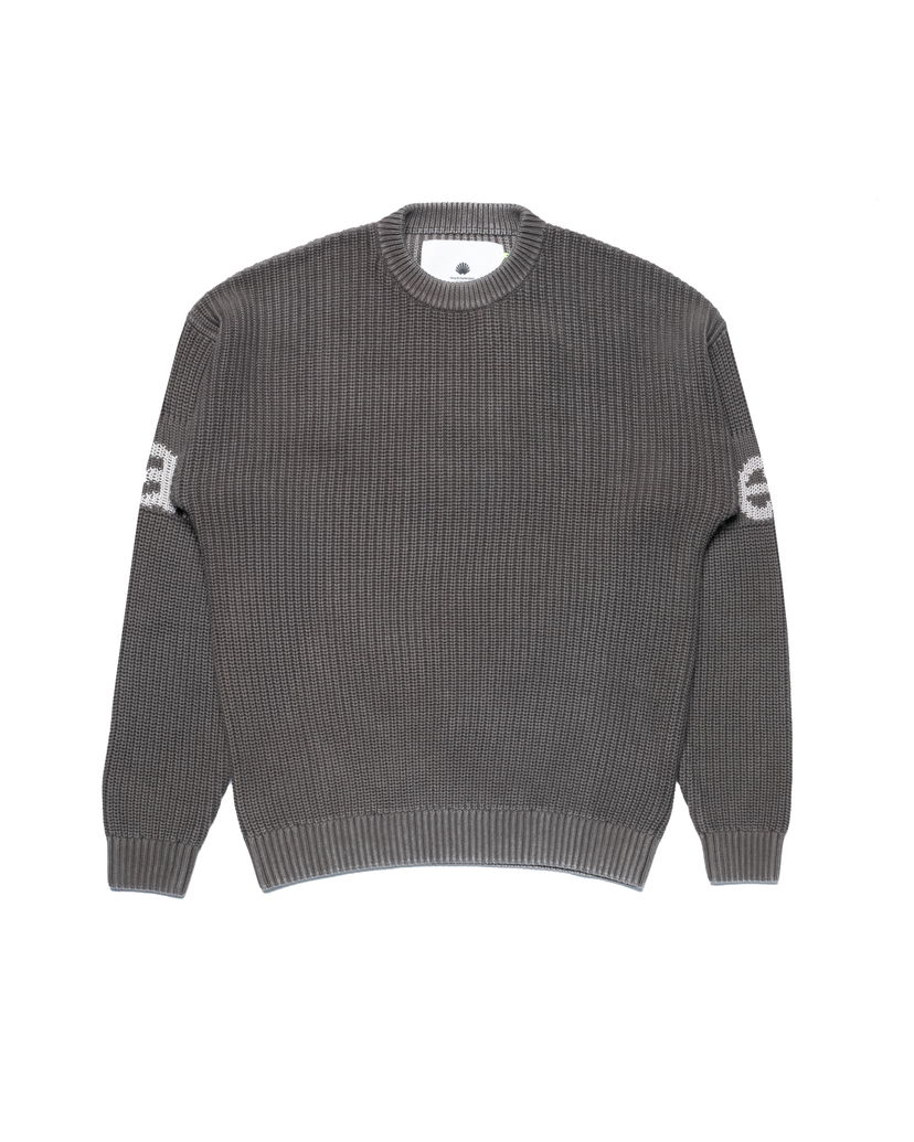 Pleteni pulover New Amsterdam Surf Association New Amsterdam Surf Association Logo Crew Knit Sweater Siva | 2501108002