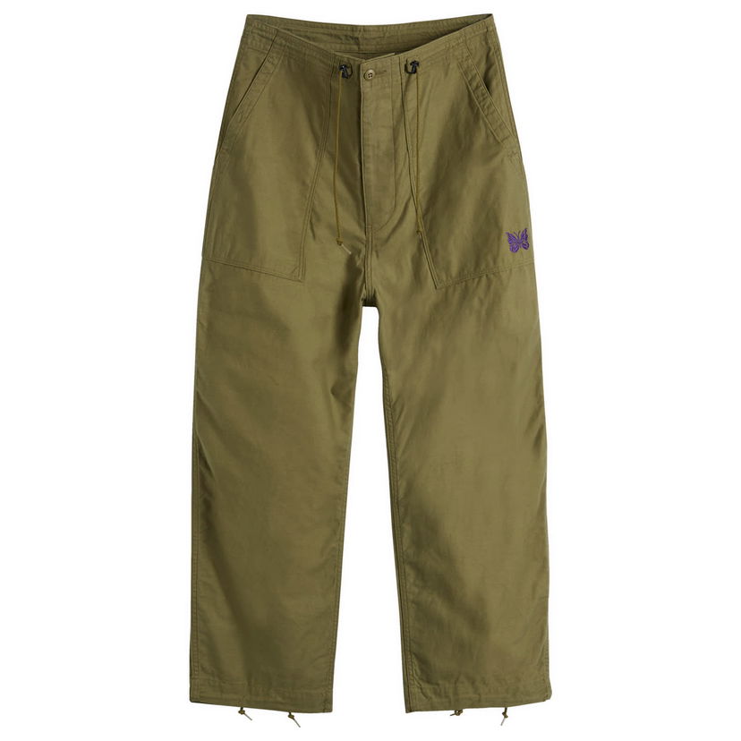 Cargo hlače Needles Fatigue String Pant Zelena | PU240-OLI