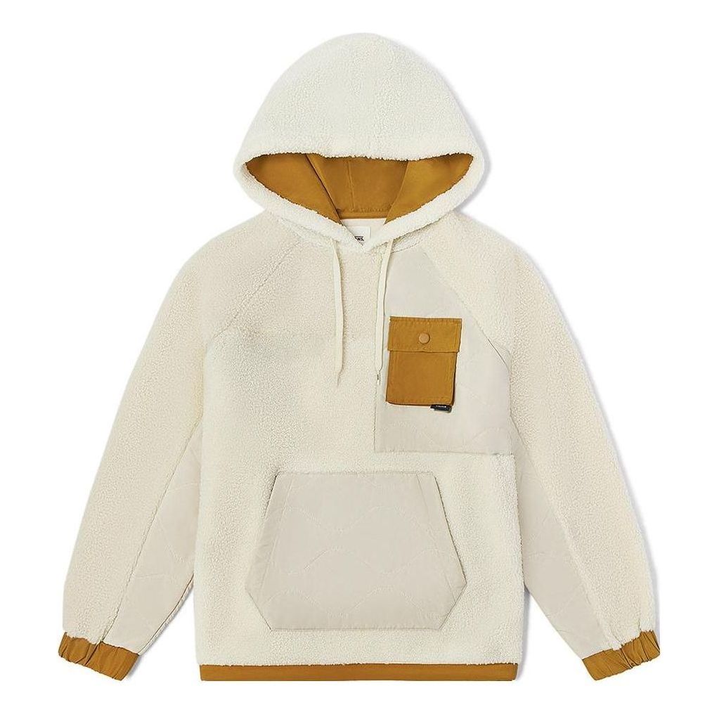 Pulover Vans Fleece Hoodie with Kangaroo Pocket Bela | VN0A7YIC2N1, 0