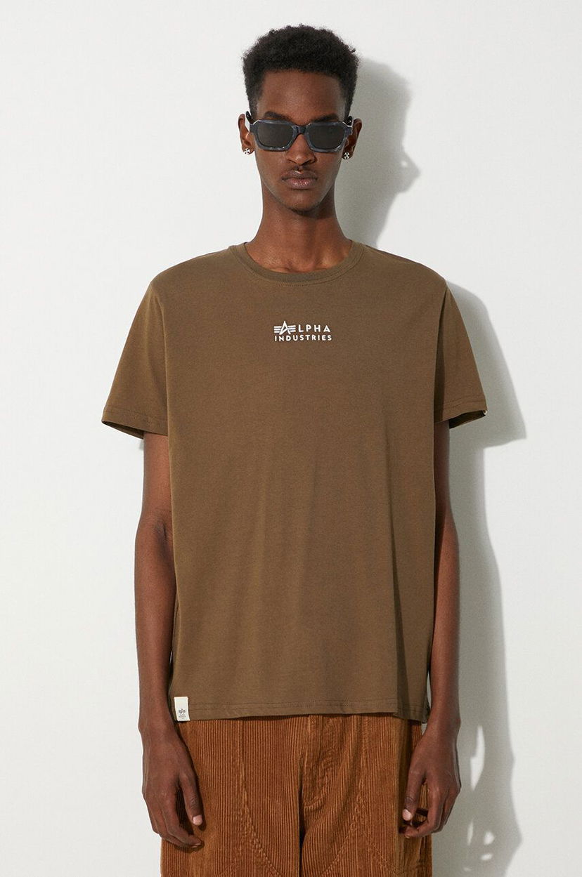 Majica Alpha Industries T-Shirt With Short Sleeve Zelena | 118529.629
