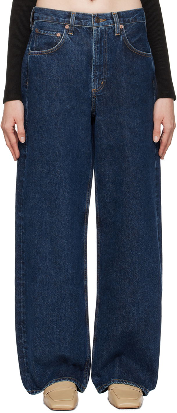 Kavbojke AGOLDE AGOLDE Low Curve Jeans Modra | A197B-1206