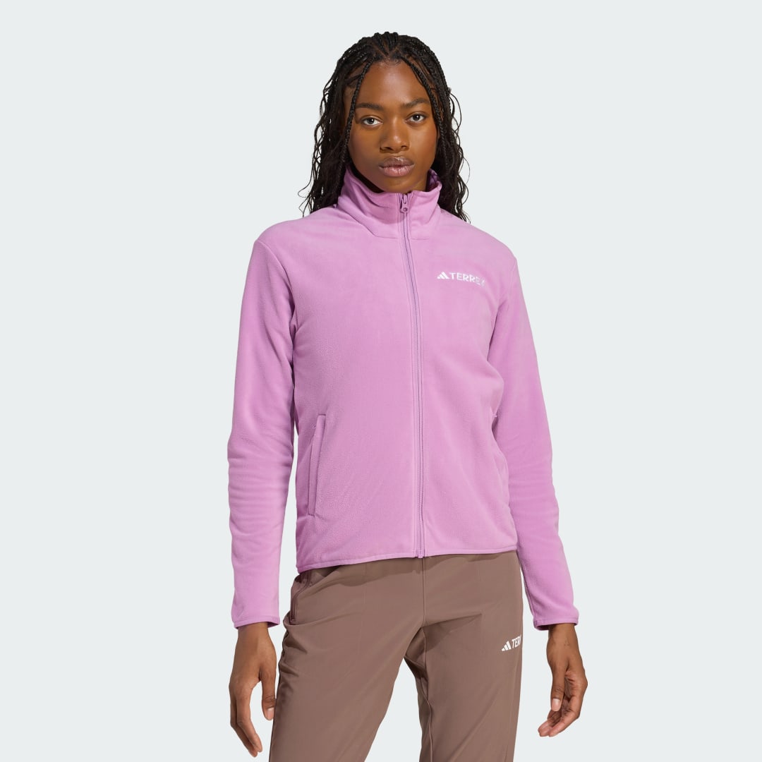 Jakna adidas Performance Multi Essentials Full-Zip Fleece Jacket Roza | JM3113, 0