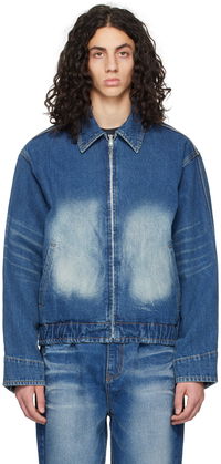 We11done Faded Denim Jacket