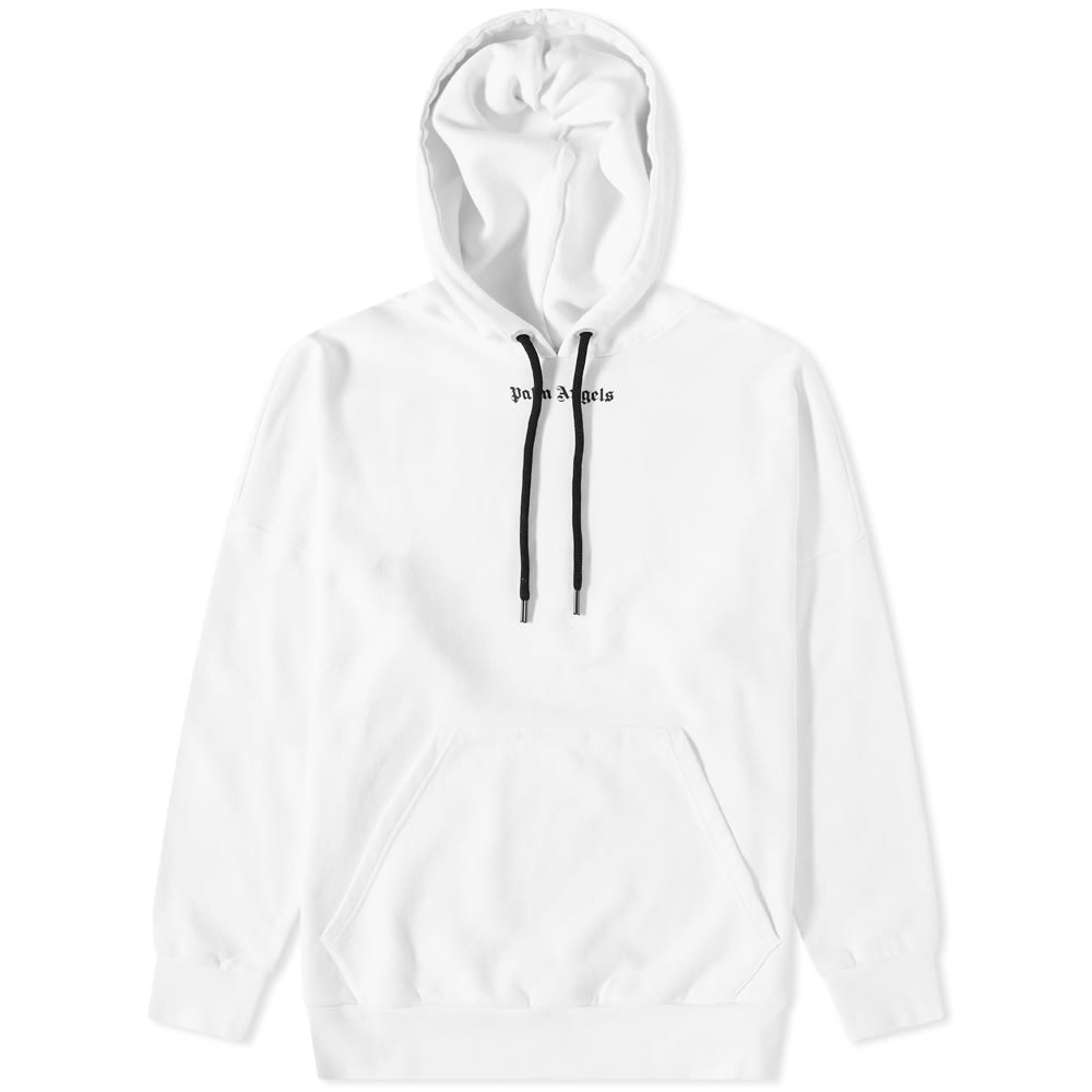 Pulover Palm Angels Oversized Logo Popover Hoodie Bela | PMBB036C99FLE0010110, 0