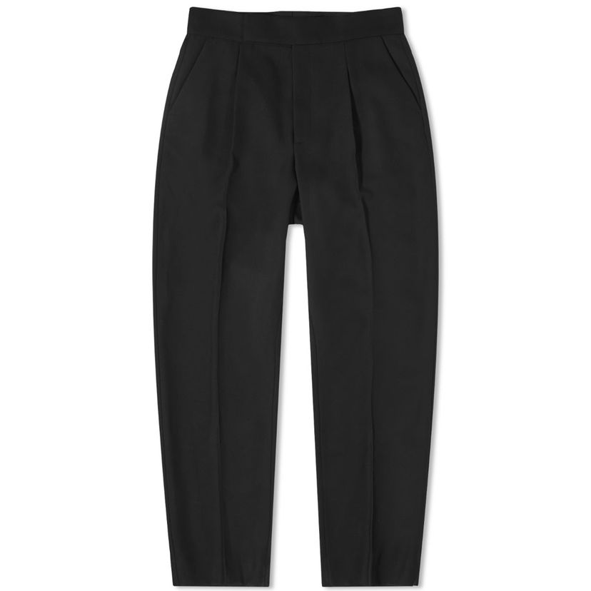 Hlače Fear of God Single Pleat Tapered Trouser Črna | FG840-083GRB-001