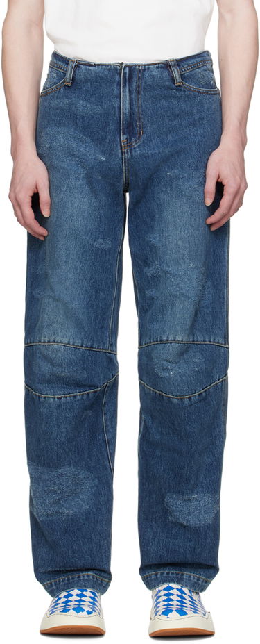Kavbojke ADER ERROR Wide-Leg Jeans Modra | BN01SSJE0107BL, 0