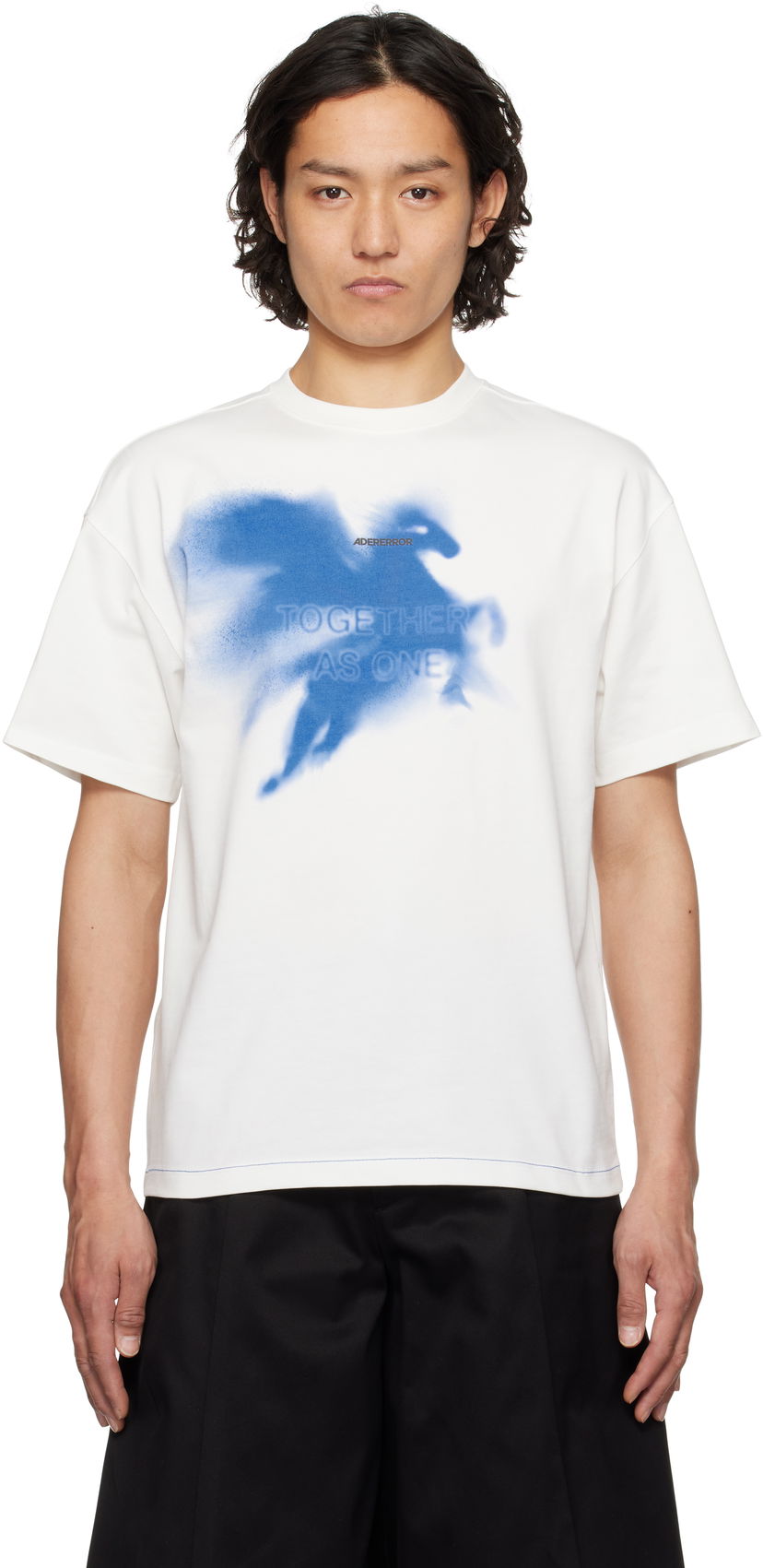 Majica ADER ERROR ADER error 0108 Pegasus Graphic T-Shirt Bela | BO01SSTS0108OW