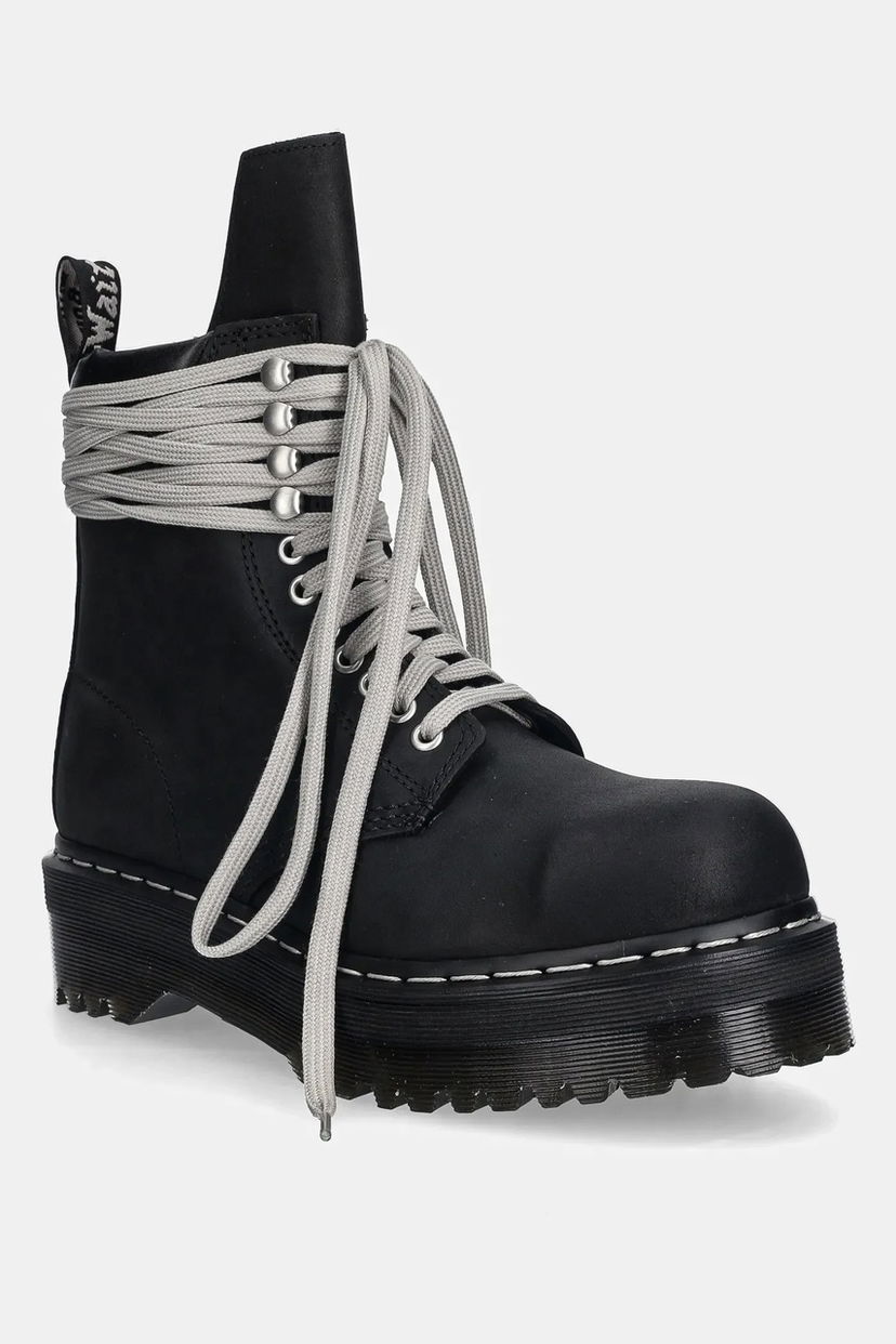 Superge in čevlji Rick Owens Rick Owens DRKSHDW x Dr. Martens Quad Sole Steel Toe Platform Boot Črna | DW02E6813.9001