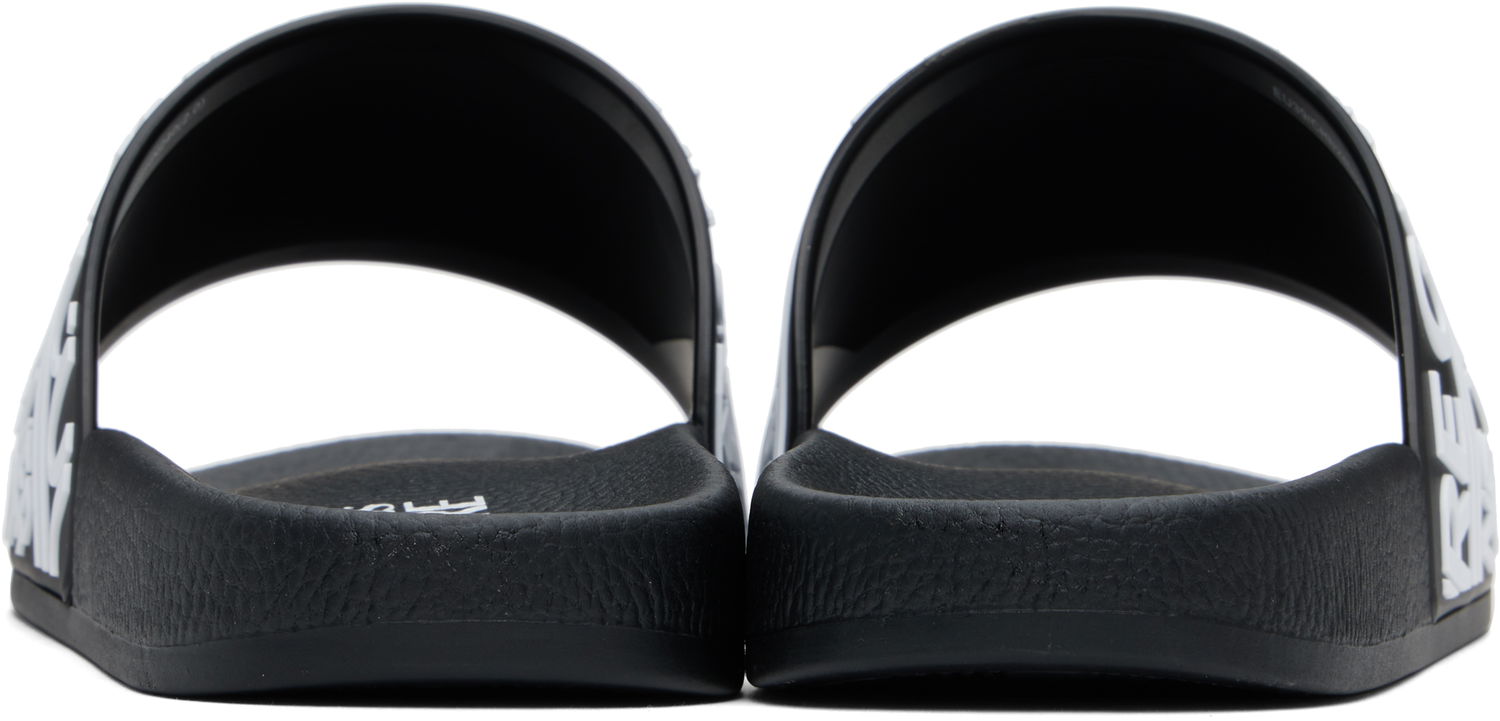 Superge in čevlji Versace Versace Jeans Couture Logo Slides Črna | E78YA3SQ1_E71352, 1