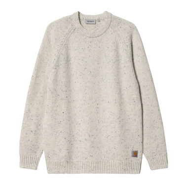 Pulover Carhartt WIP Anglistic Sweater "Speckled Salt" Siva | I010977_1T7_XX, 5