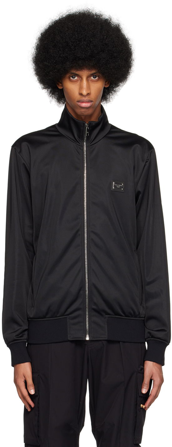 Jakna Dolce & Gabbana Black Patch Track Jacket Črna | G9ABKTHU7B0