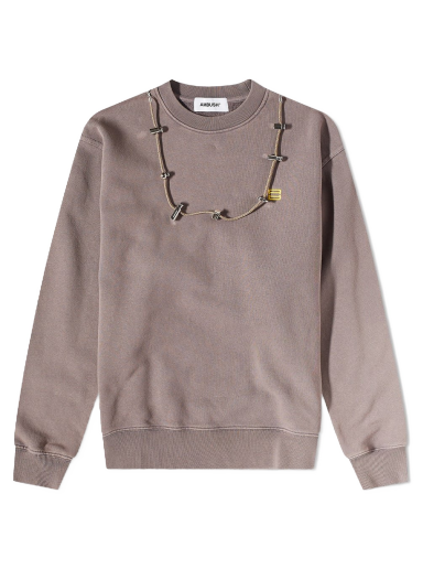 Pulover Ambush Stoppers Crew Sweat Rjava | BMBA028S23FLE0010618