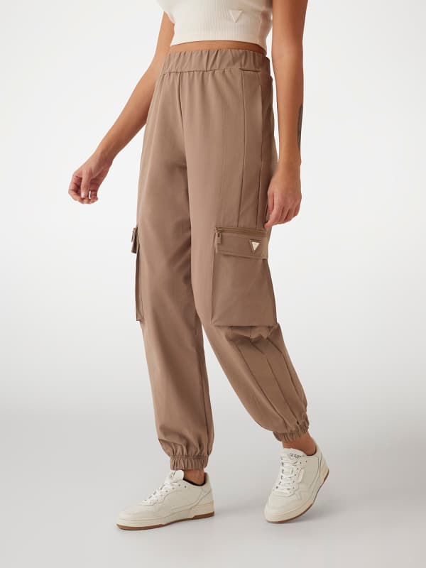 Cargo hlače GUESS Cargo Jogger Pants Rjava | V5RB10WGUK0