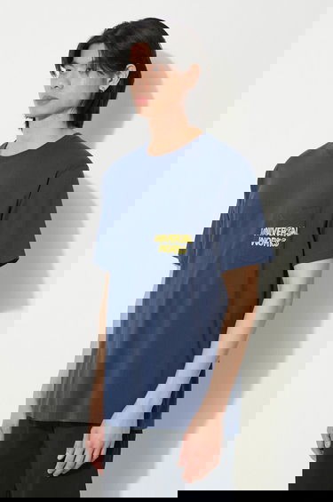 Majica Universal Works Universal Works Print Pocket Tee Mornarica | 30611.NAVY, 3