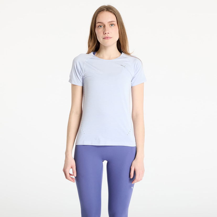 Majica Puma Puma Run Cloudspun Tee Cool Weather Running T-Shirt Lila | 52665247