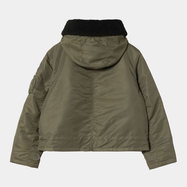 Parka Carhartt WIP Oltera Hooded Jacket with Sherpa Lined Hood Zelena | I035318_9, 1