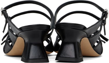 Obleke Aeyde Aeyde Eanna Nappa Leather Heeled Sandals Črna | A11-HS-ARCS55TB151-SS25-800-007, 1