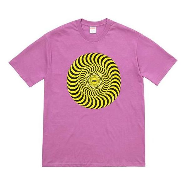 Majica Supreme Spitfire Classic Swirl T-Shirt Roza | SUP-SS18-454