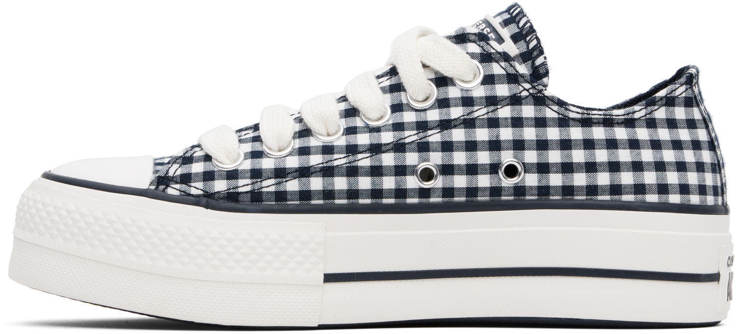 Superge in čevlji Converse Chuck Taylor All Star Lift Platform Gingham Mornarica | A13664C, 0