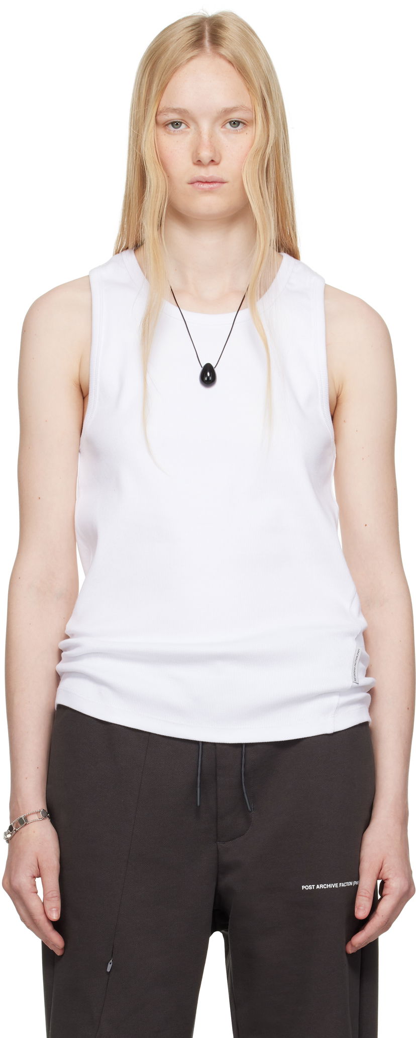 Majica brez rokavov Post Archive Faction (PAF) PAF 8.0 Right Sleeveless Tank Top Bela | 8.0 TSLR-W