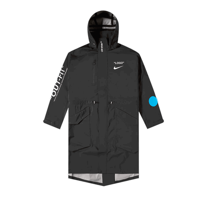Parka Nike Nikelab x Off-White Mercurial NRG X Jacket Črna | AA3256 010
