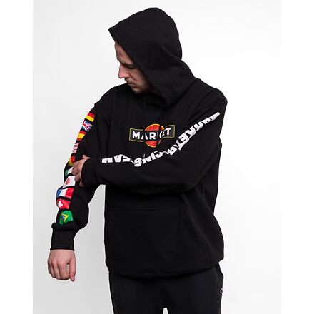 Pulover MARKET Group 5 Hoodie Črna | 397000413-0001