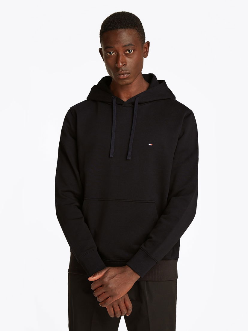 Pulover Tommy Hilfiger Tommy Hilfiger Essential Terry Hoodie Črna | MW0MW37235BDS