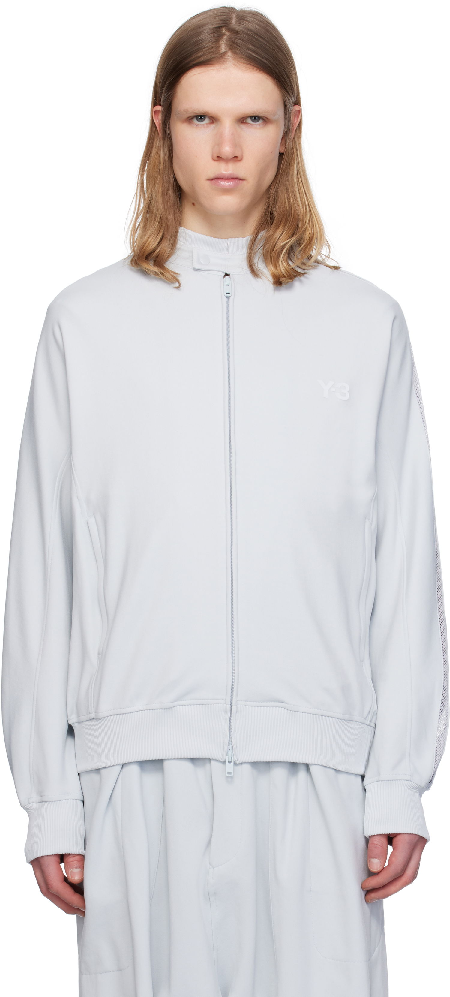 Bomber jakna Y-3 Y-3 Track Jacket Siva | JM7833, 0
