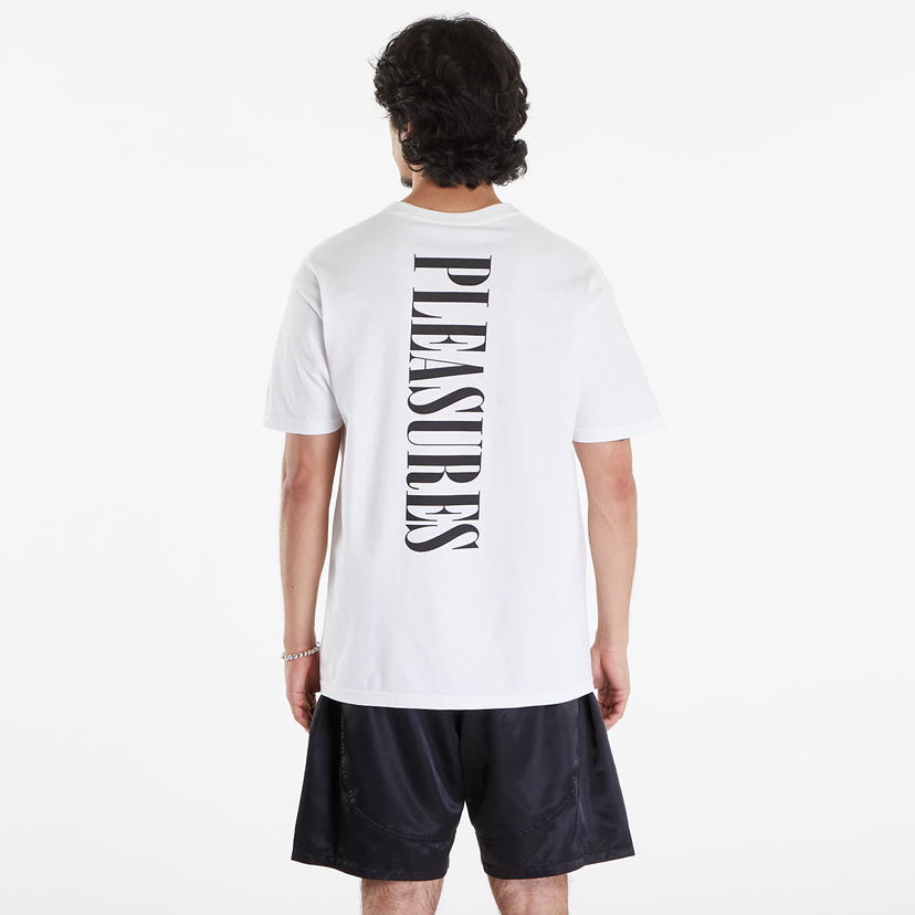 Majica Pleasures Vertical T-Shirt White Bela | P24SU055 WHITE